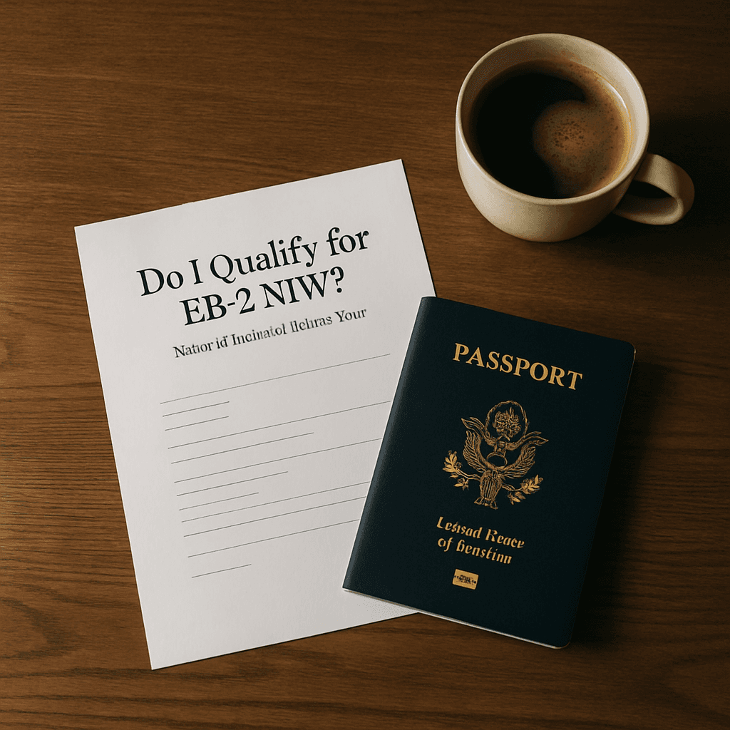 Do I Qualify for EB-2 NIW? National Interest Waiver Test