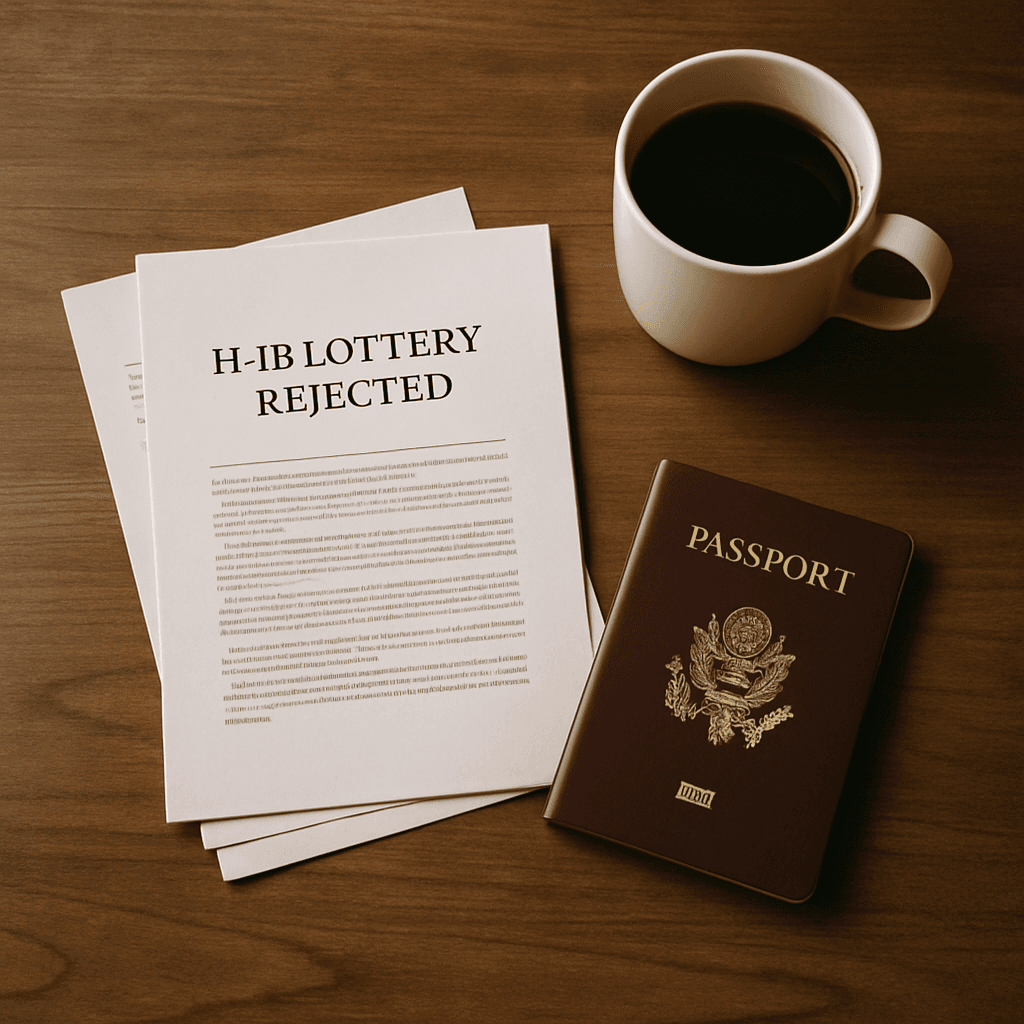 H-1B Lottery Rejected — What Now? (8 Alternatives)